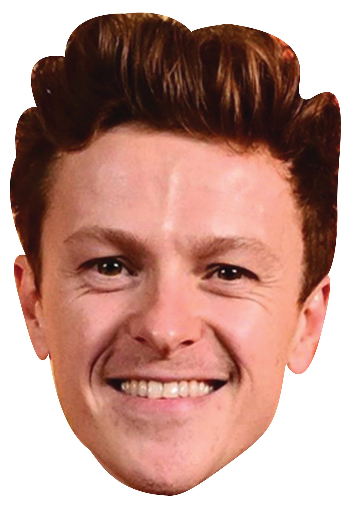 Jonny Weldon 2025 Celebrity Face Mask Fancy Dress Cardboard Costume Mask β Jonny Weldon 2025 Face Mask