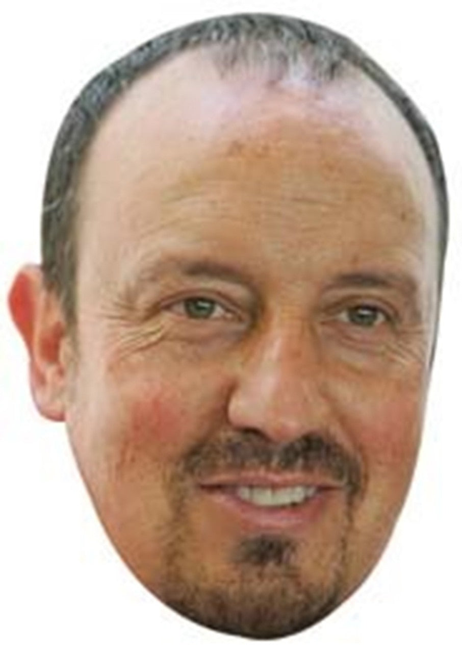 Rafa Benitez Face Mask β Fancy Dress Cardboard Costume Mask β Rafa Benitez Face Mask