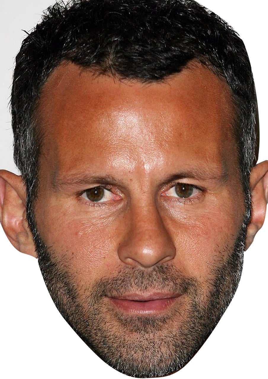 Ryan Giggs Face Mask – Fancy Dress Cardboard Costume Mask – Ryan Giggs Face Mask