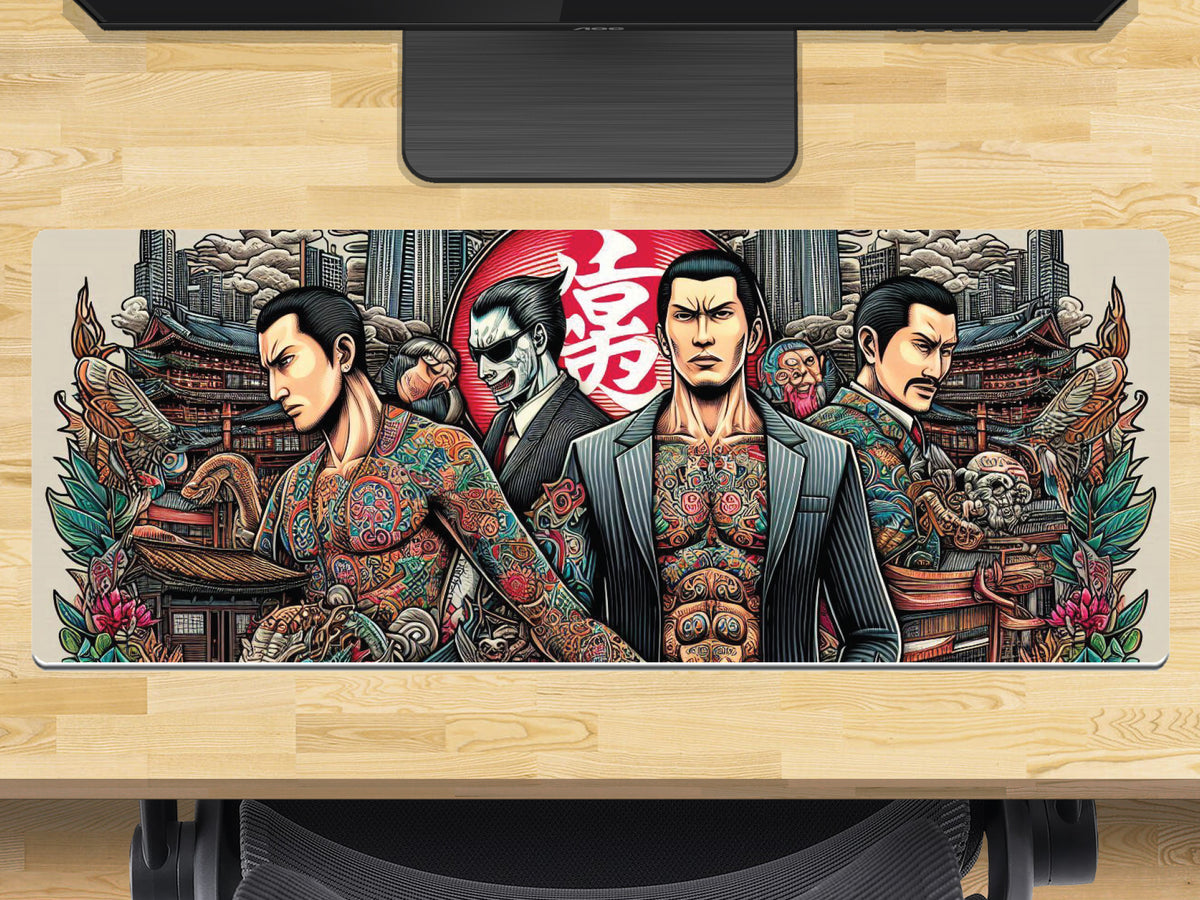 Extra Large Gaming Mouse Mat 800mm x 300mm - The Yakuza