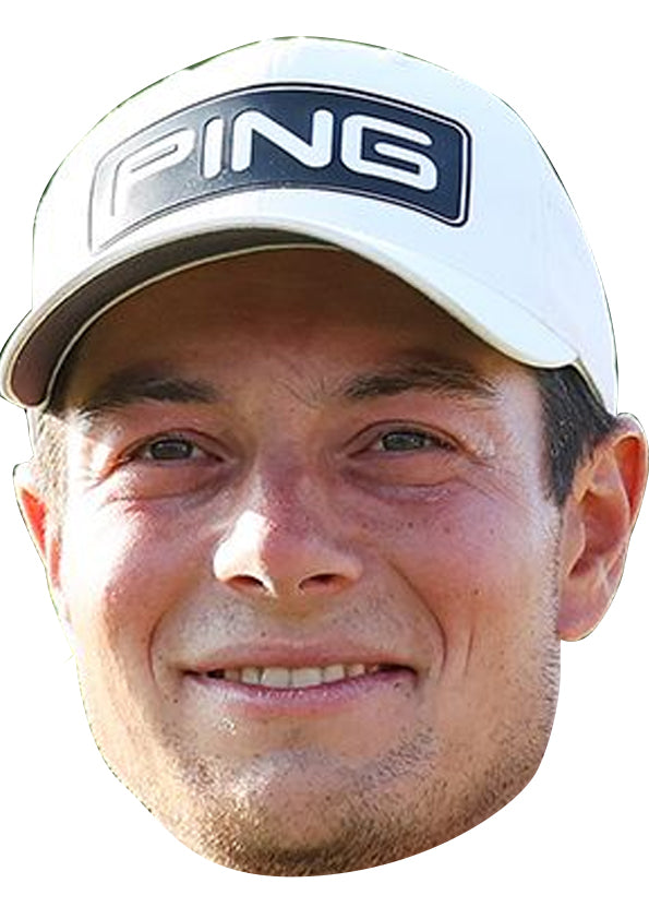 Viktor Hovland - Golf Fancy Dress Cardboard Celebrity Party Face Mask