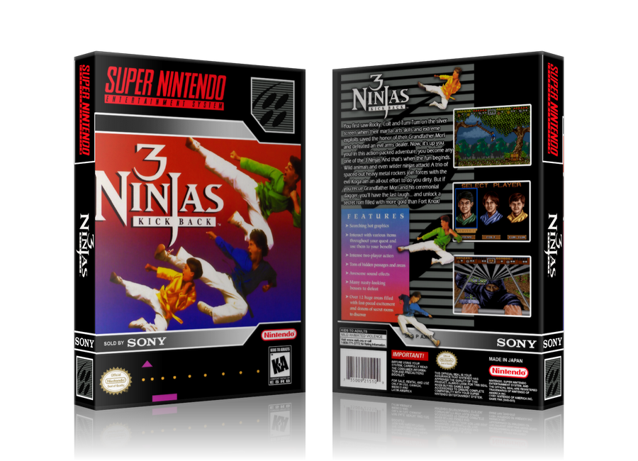 3 ninjas online kick back snes