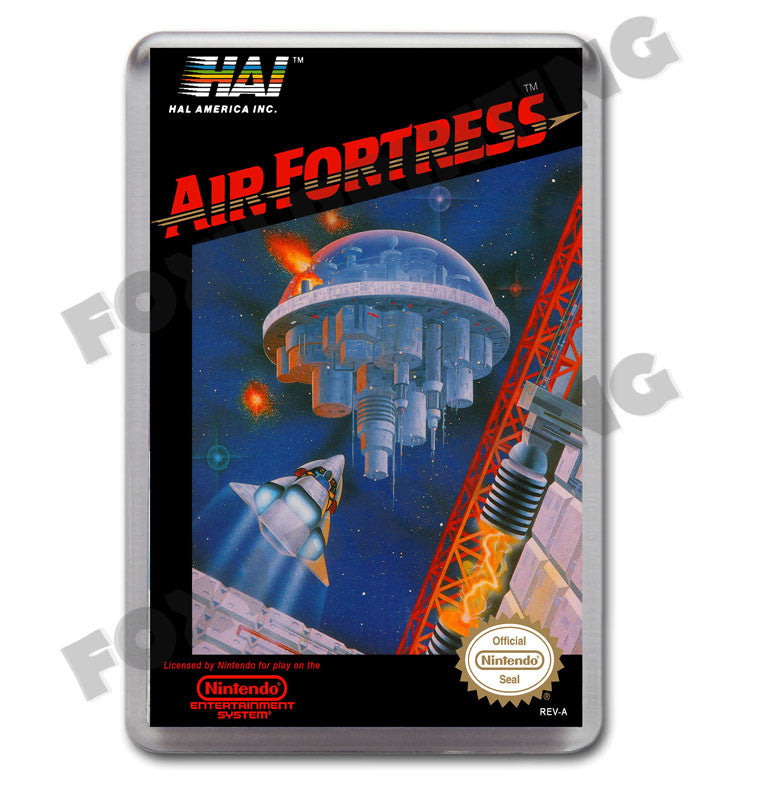 Air Fortress Retro Nintendo NES Game Inspired Fridge Magnet 26