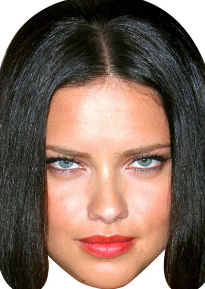 Adriana Lima Face Mask – Fancy Dress Cardboard Costume Mask