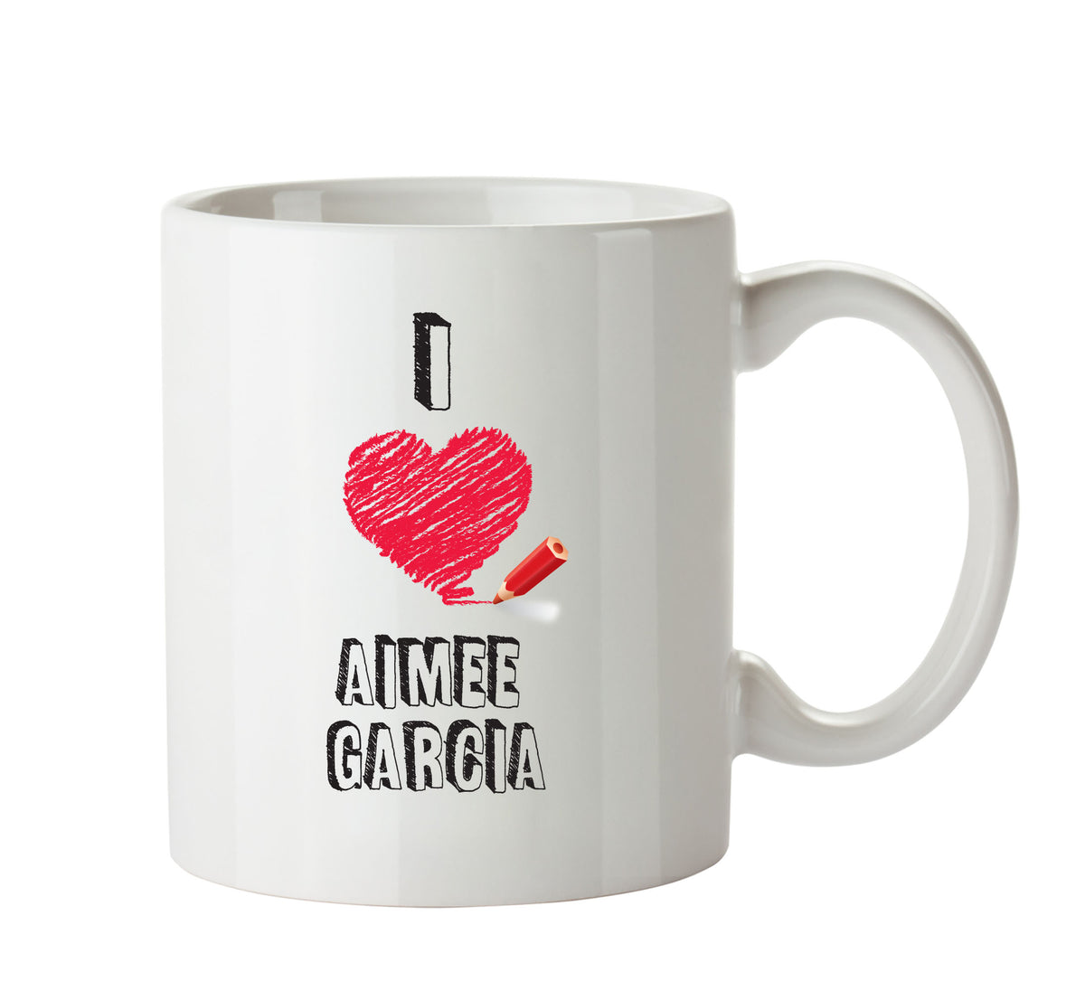 I Love Aimee Garcia - I Love Celebrity Mug – printed mug product image 1