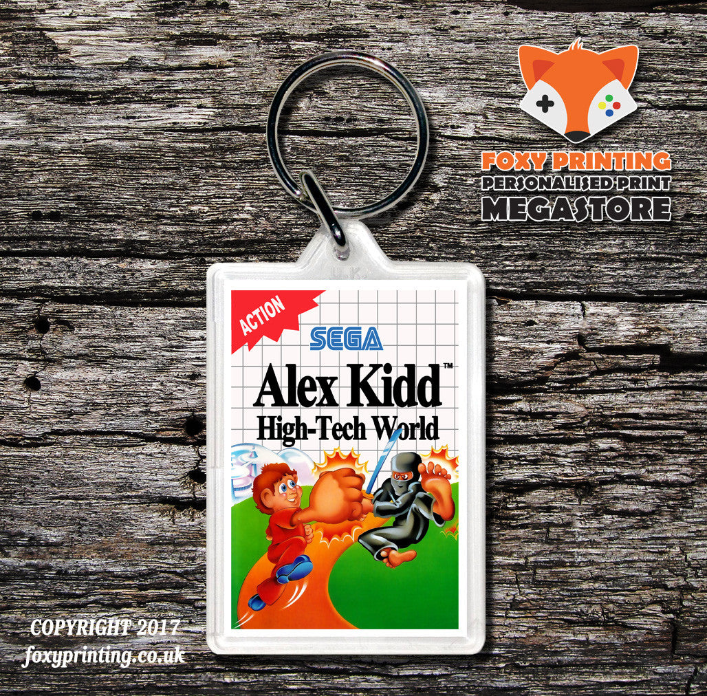 Alex Kidd High Tech World - Sega Master System Keyring