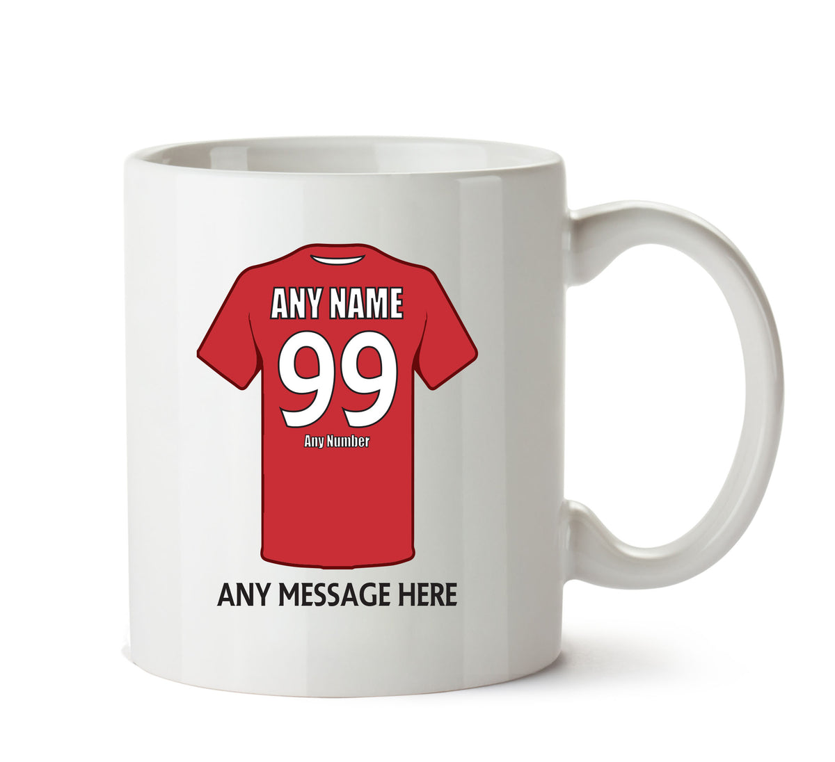 Alfreton Town INSPIRED Football Team Mug Personalised Mug – printed mug product image 1