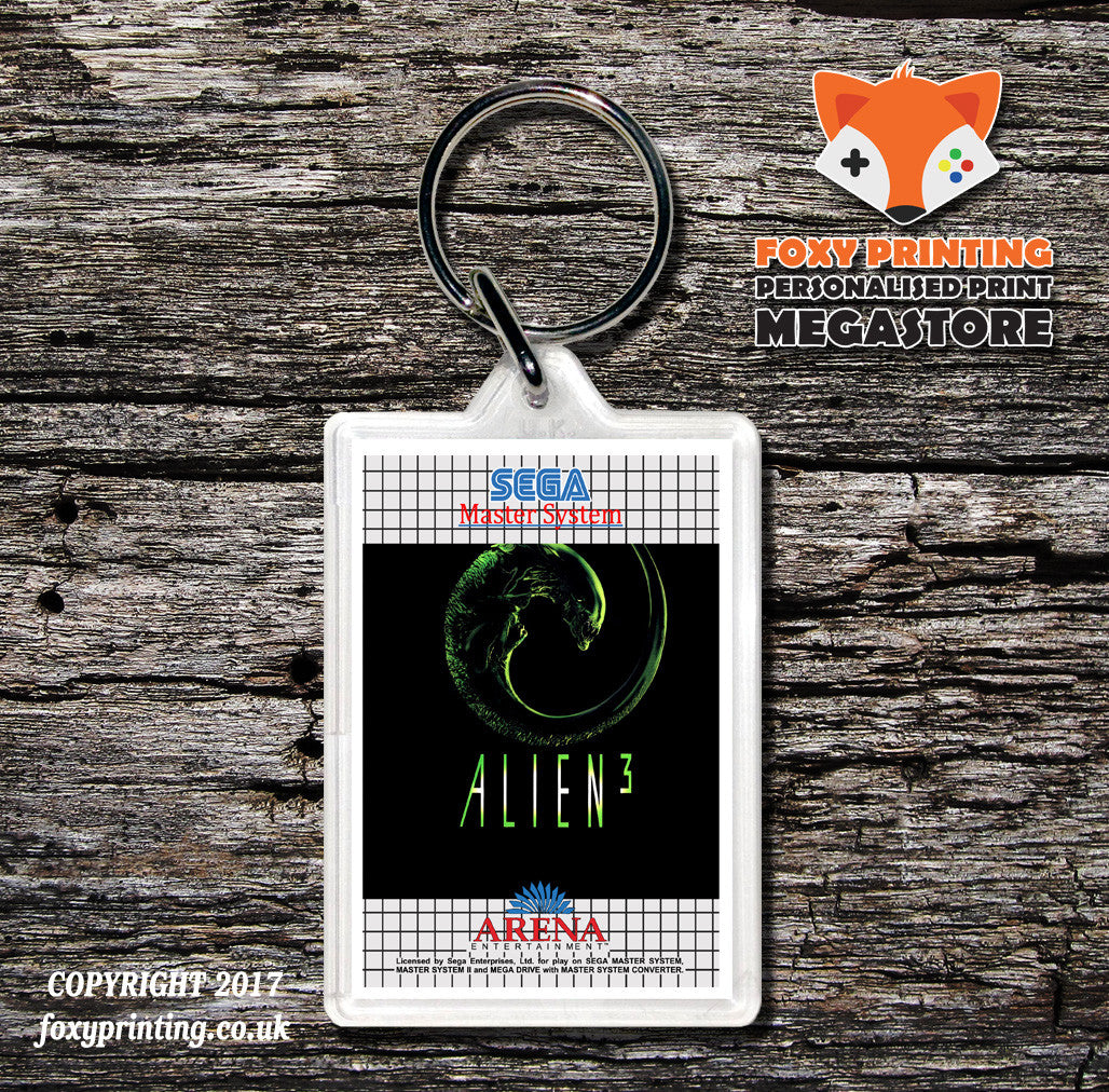 Alien 3 - Sega Master System Keyring