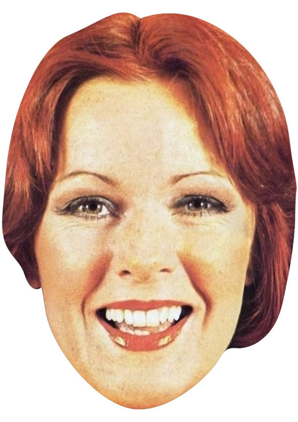 ANNI FRID LYNGSTAD JB - Music Star Fancy Dress Cardboard Celebrity Party Face Mask – Anni Frid Lyngstad JB - Music Star Party Face Mask