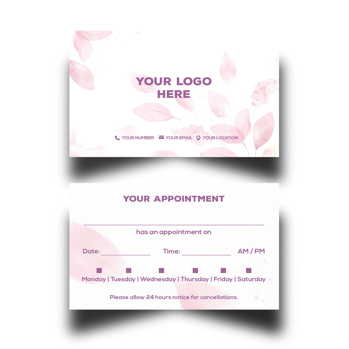 Personalised Appointment Cards 16