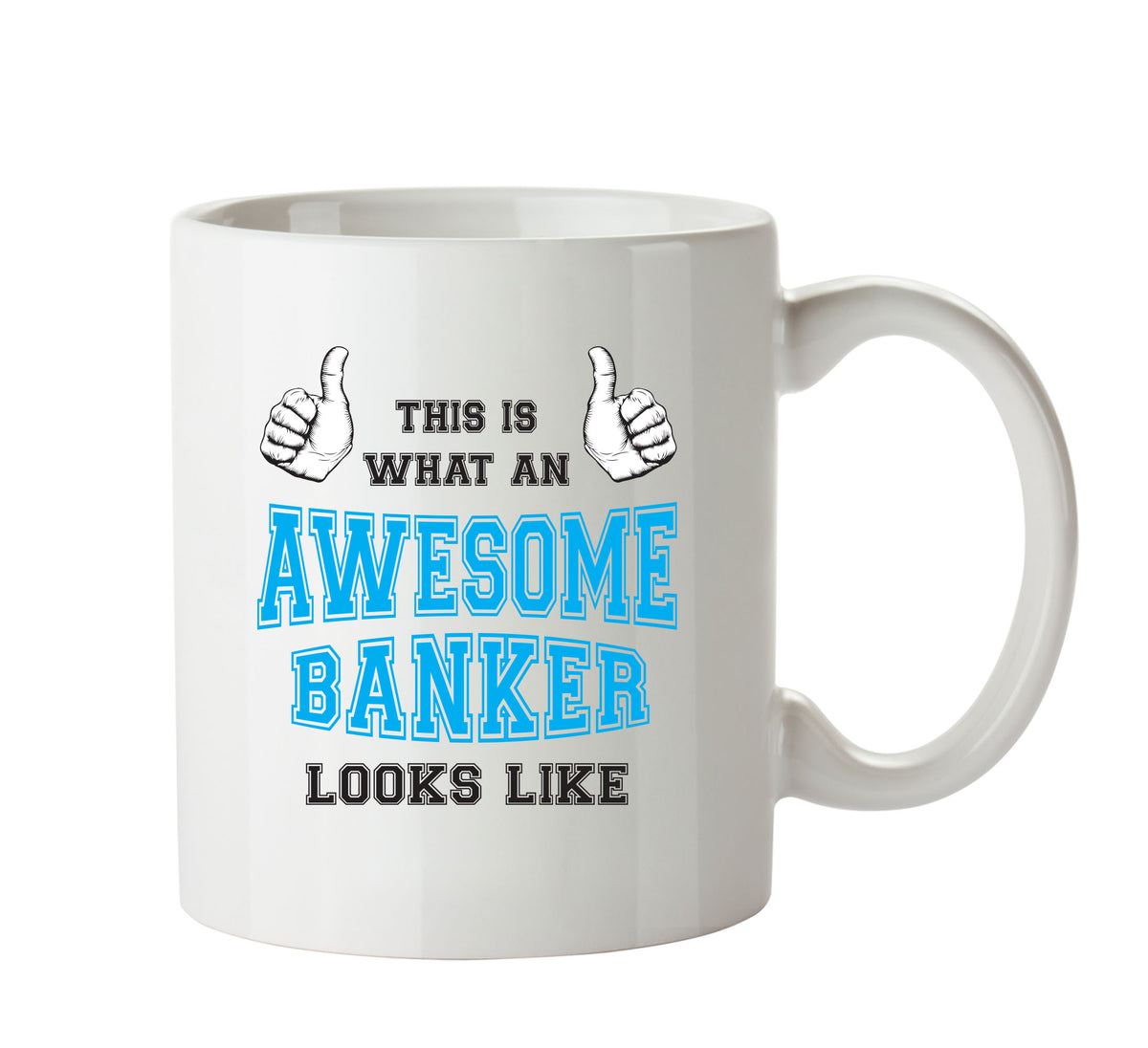 Awesome Banker Office Mug FUNNY – printed mug product image 1