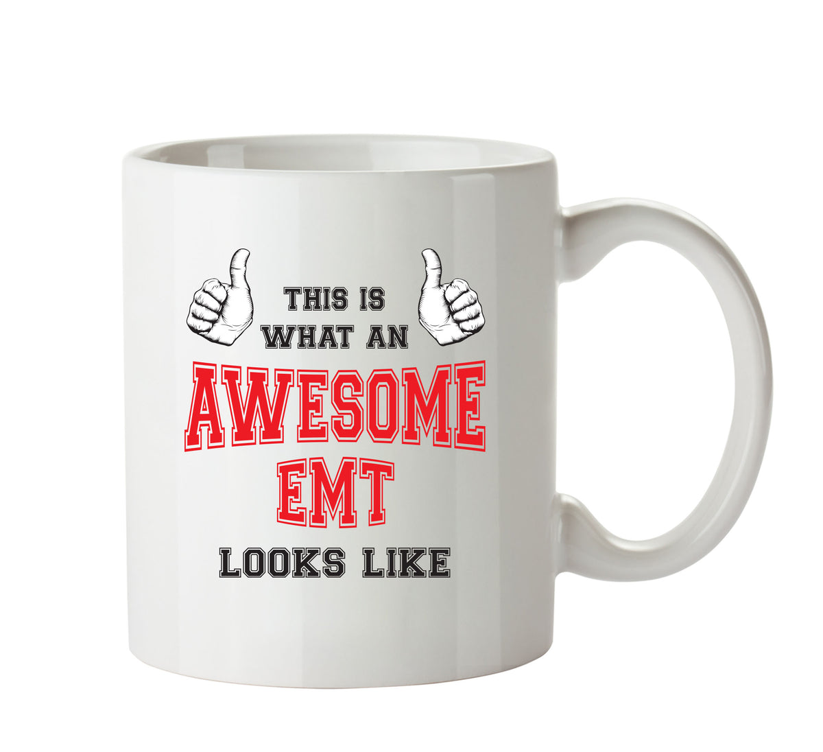 Awesome EMT Office Mug FUNNY – printed mug product image 1