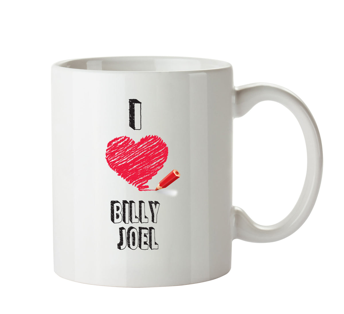 I Love BILLY JOEL Celebrity Mug – printed mug product image 1
