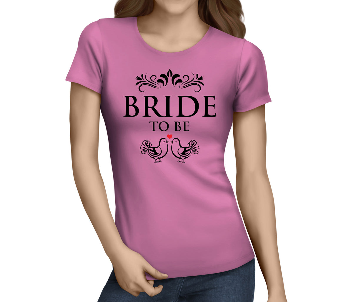 Bride To Be 1 Colour Custom Hen T-Shirt - Any Name - Party Tee