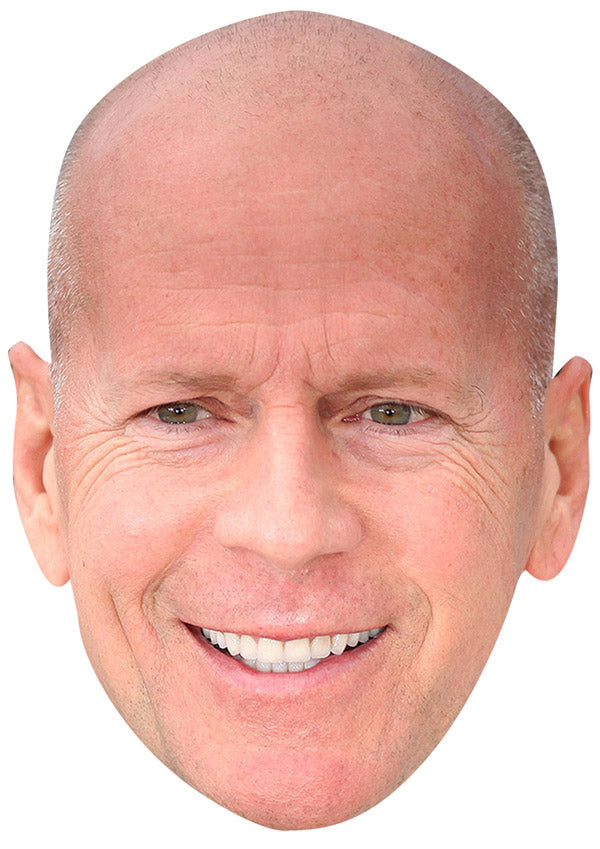 BRUCE WILLIS JB Actor Movie Tv Celebrity Party Face Mask