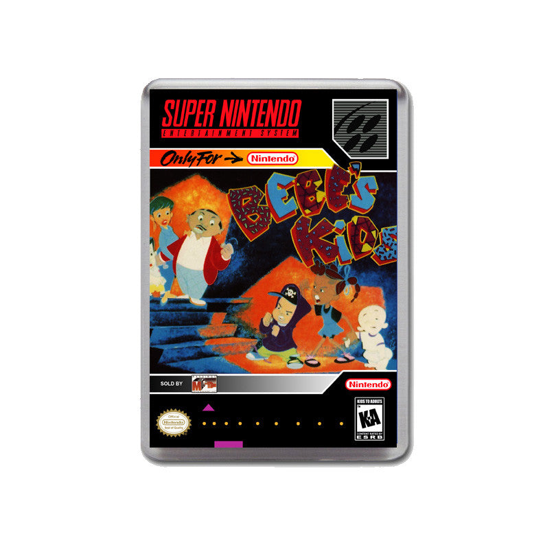 Bebe's Kids - SNES Inspired Game Retro Gaming Magnet