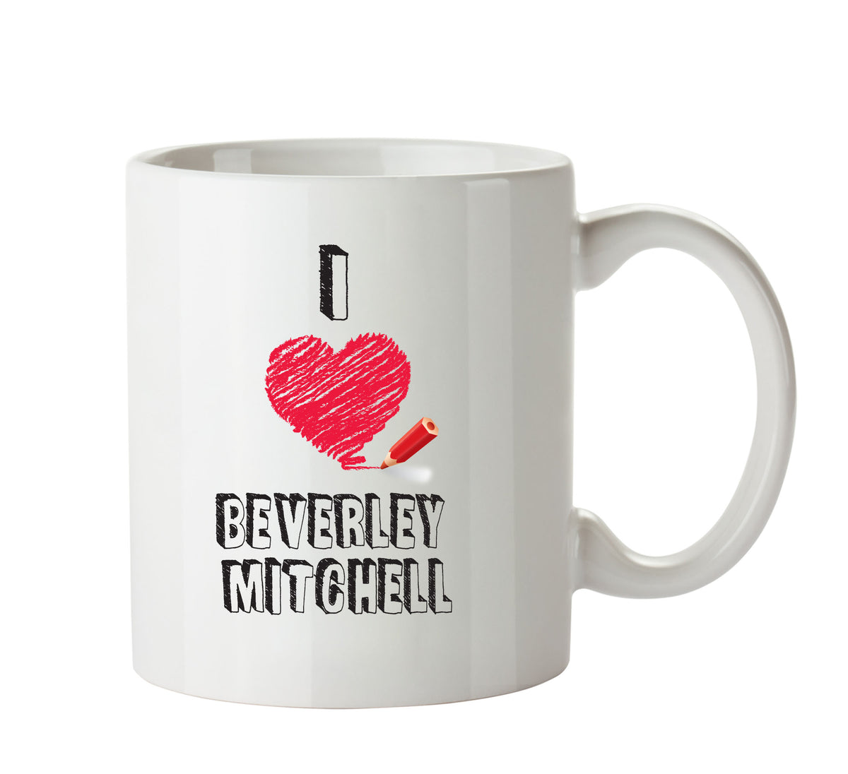 I Love Beverley Mitchell - I Love Celebrity Mug - Novelty Gift Printed Tea Coffee Ceramic Mug – I Love Beverley Mitchell - I Love Celebrity Mug - Novelty Gift Printed Tea