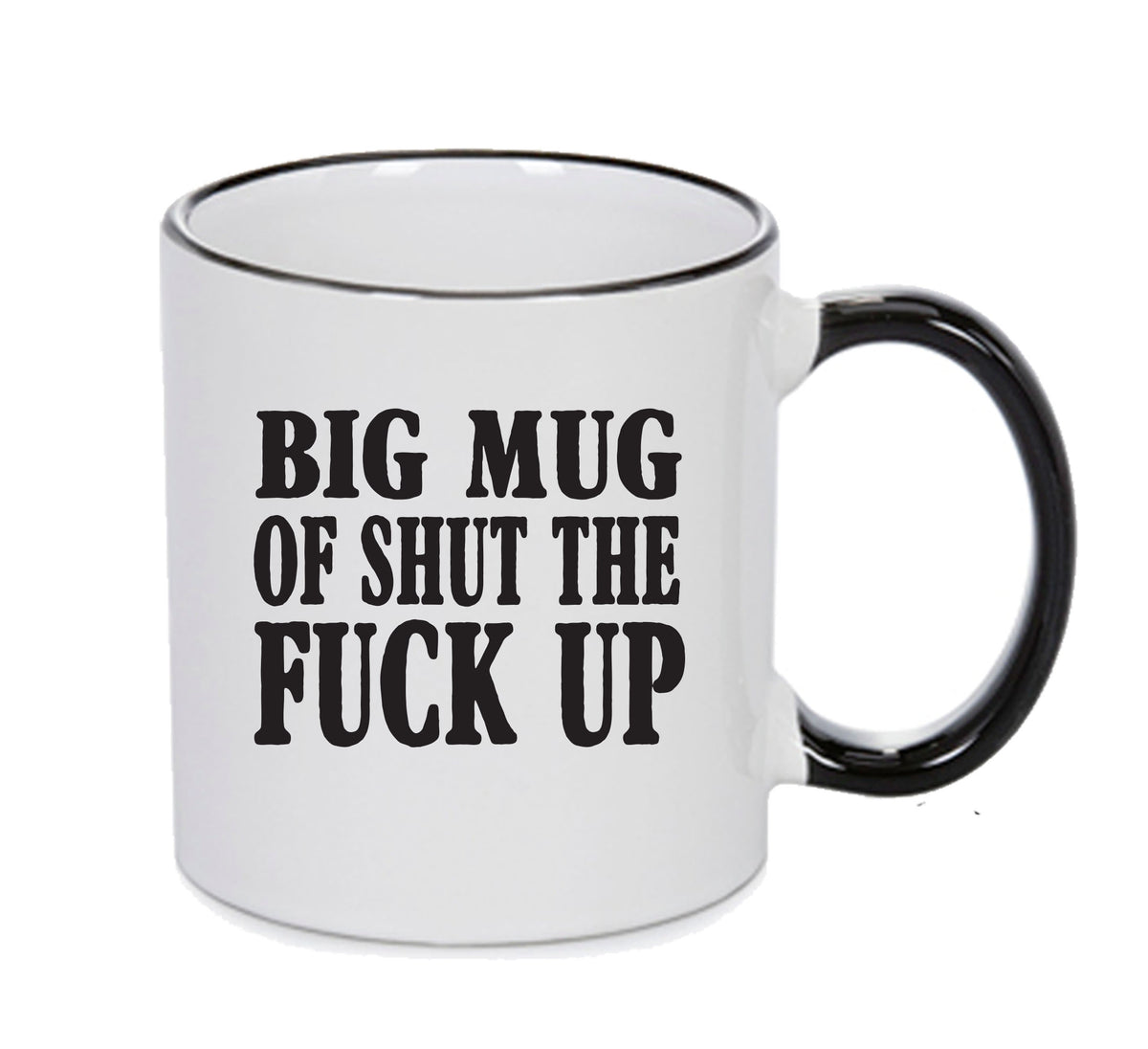 BIG MUG OF SHUT THE FUCK UP 2 FUNNY MUG Mug Adult Mug Gift – printed mug product image 1