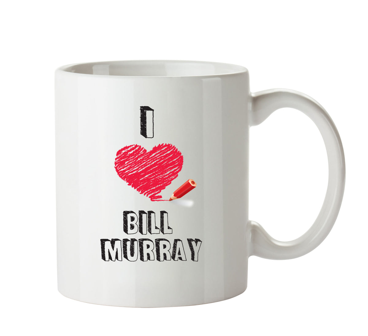 I Love Bill Murray Celebrity Mug Office Mug – printed mug product image 1