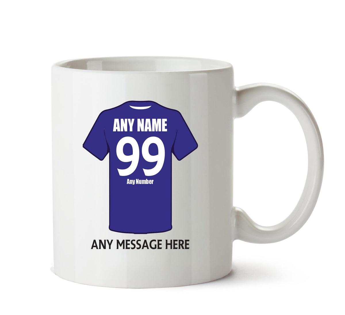 Birmingham City Football Team Mug - Personalised Birthday Age and Name β printed mug product image 1