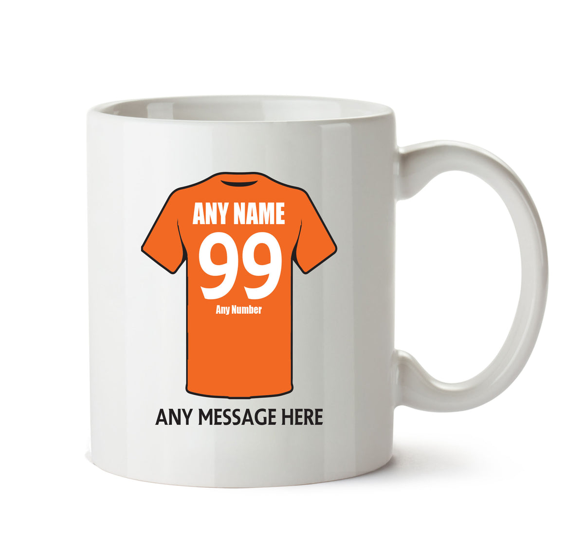 Braintree Town INSPIRED Football Team Mug Personalised Mug β printed mug product image 1