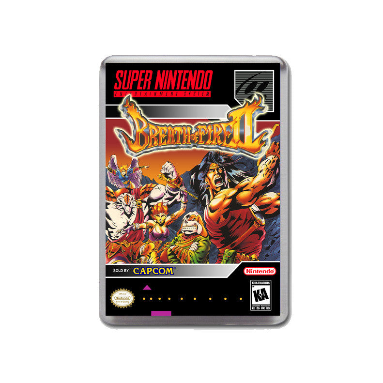 Breath Of Fire 2 - SNES Inspired Game Retro Gaming Magnet