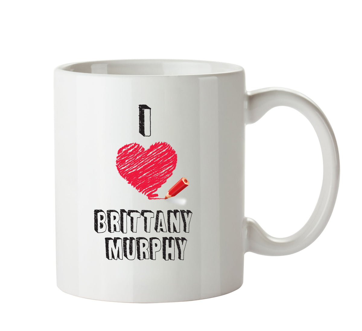 I Love Brittany Murphy Mug - I Love Celebrity Mug - Novelty Gift Printed Tea Coffee Ceramic Mug – I Love Brittany Murphy Mug - I Love Celebrity Mug - Novelty Gift Printed Tea