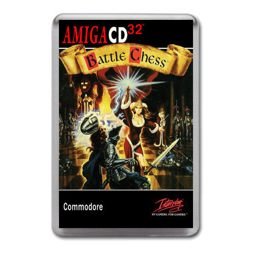 Cd32 Battle Chess Game Inspired Retro Gaming Magnet