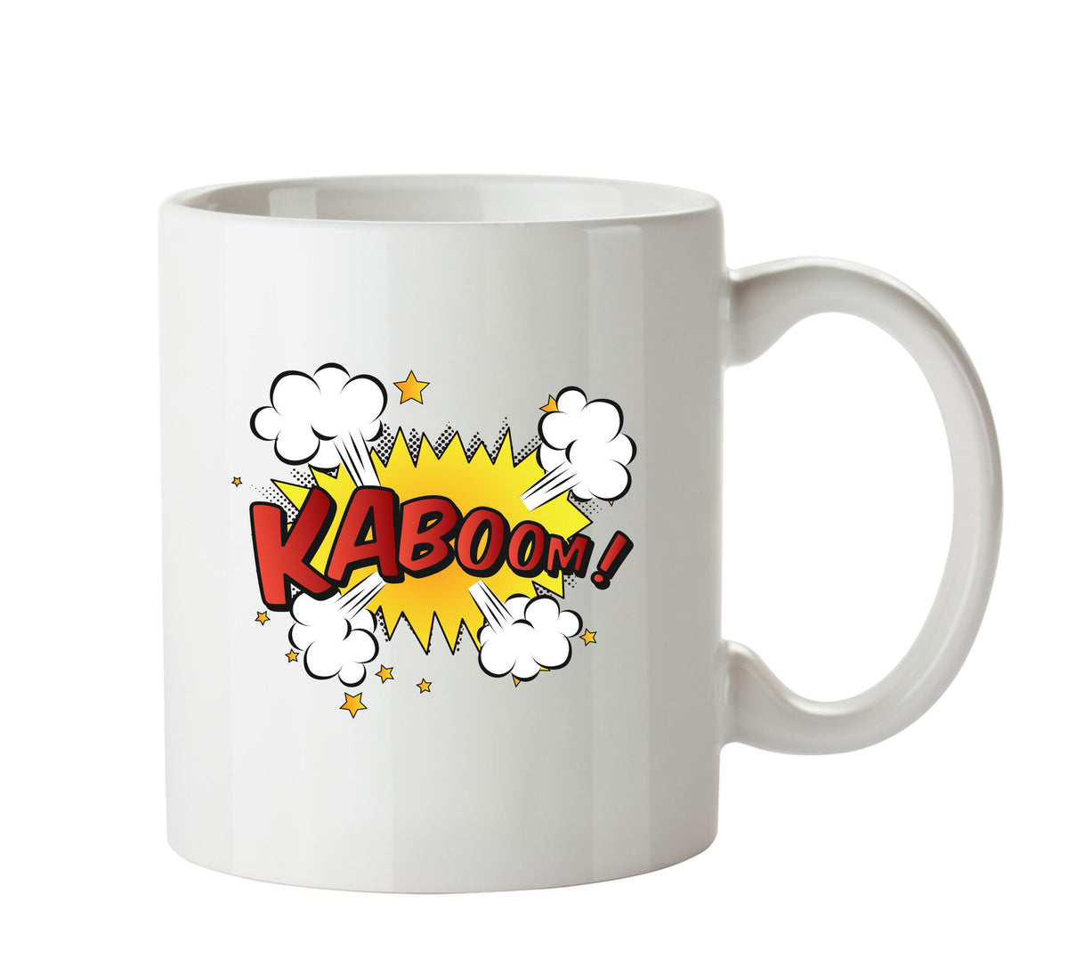 Comic Style KABOOM Mug – printed mug product image 1