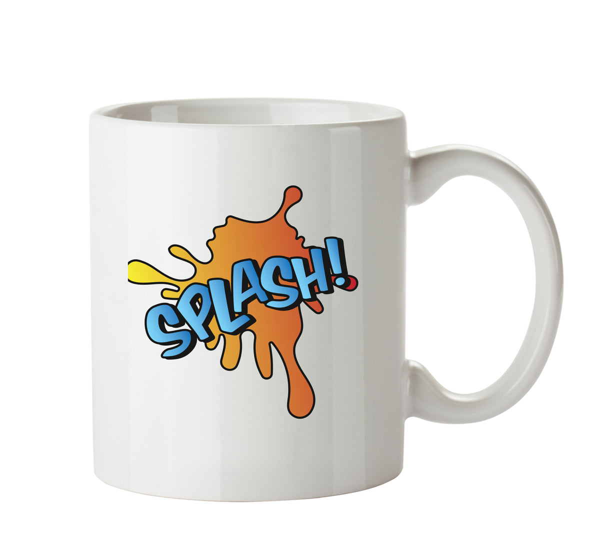 Comic Style SPLASH Mug – printed mug product image 1