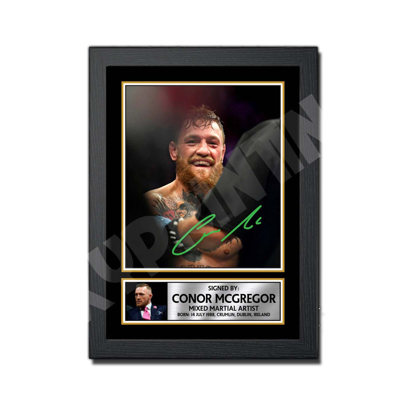 CONOR MCGREGOR 2 (2) Limited Edition MMA Wrestler Signed Print - MMA Wrestling