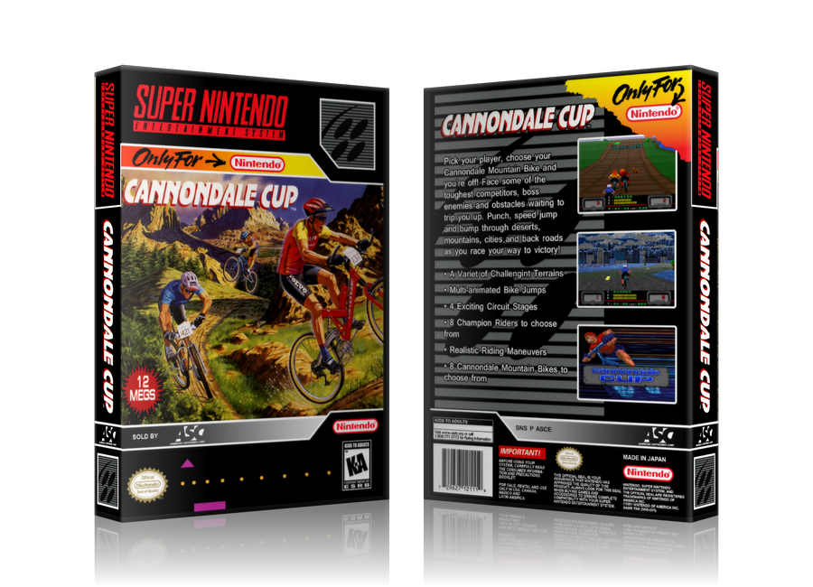 Cannondale Cup Replacement Nintendo SNES Game Case Or Cover – printed mug product image 1