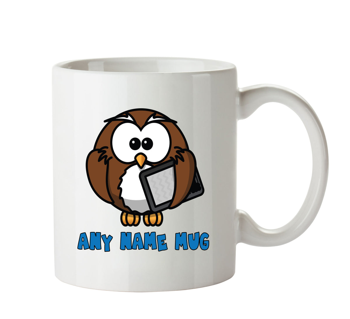 Personalised Ebook Owl Mug CARTOON Mug Office Mug – printed mug product image 1