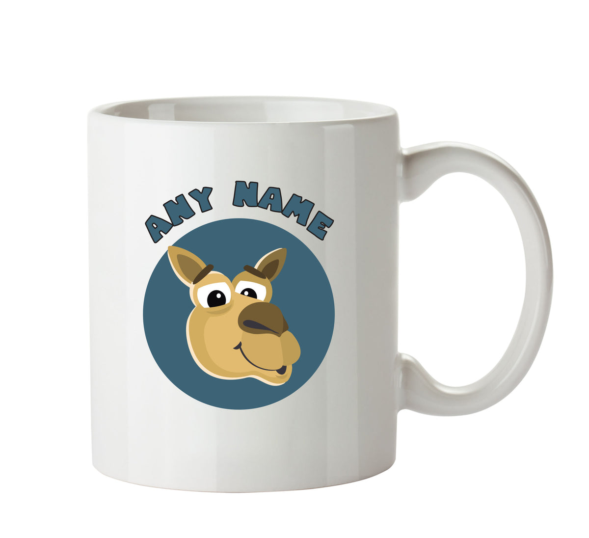 Personalised Cartoon Funny Kangaroo Mug – printed mug product image 1