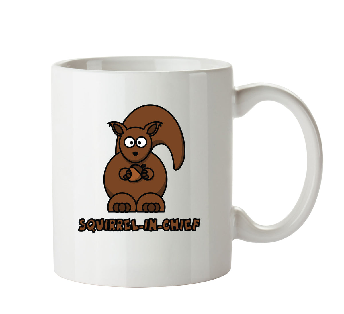 Personalised Cartoon Funny Squirrel Mug – printed mug product image 1