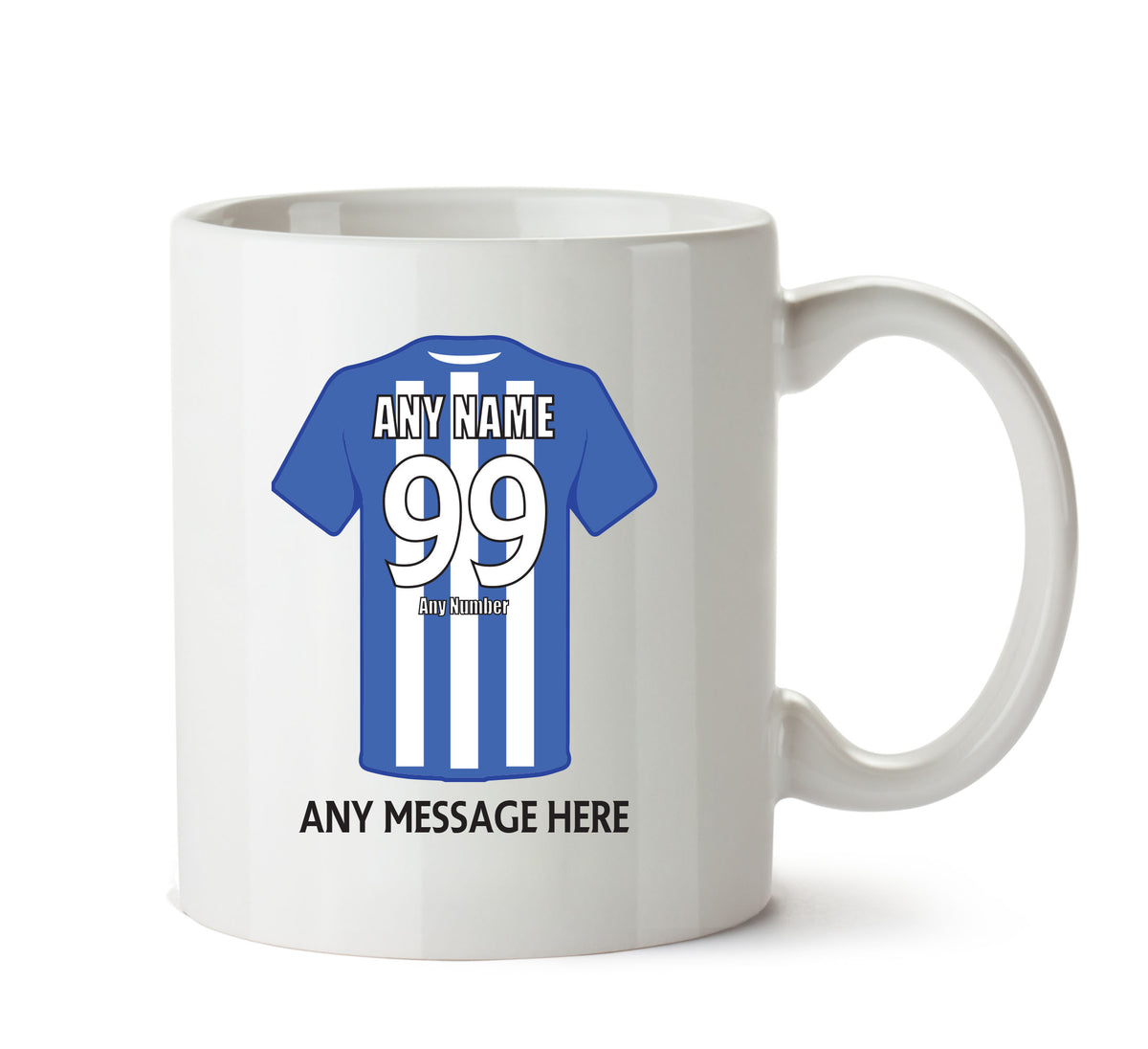 Colchester United INSPIRED Football Team Mug Personalised Mug β printed mug product image 1