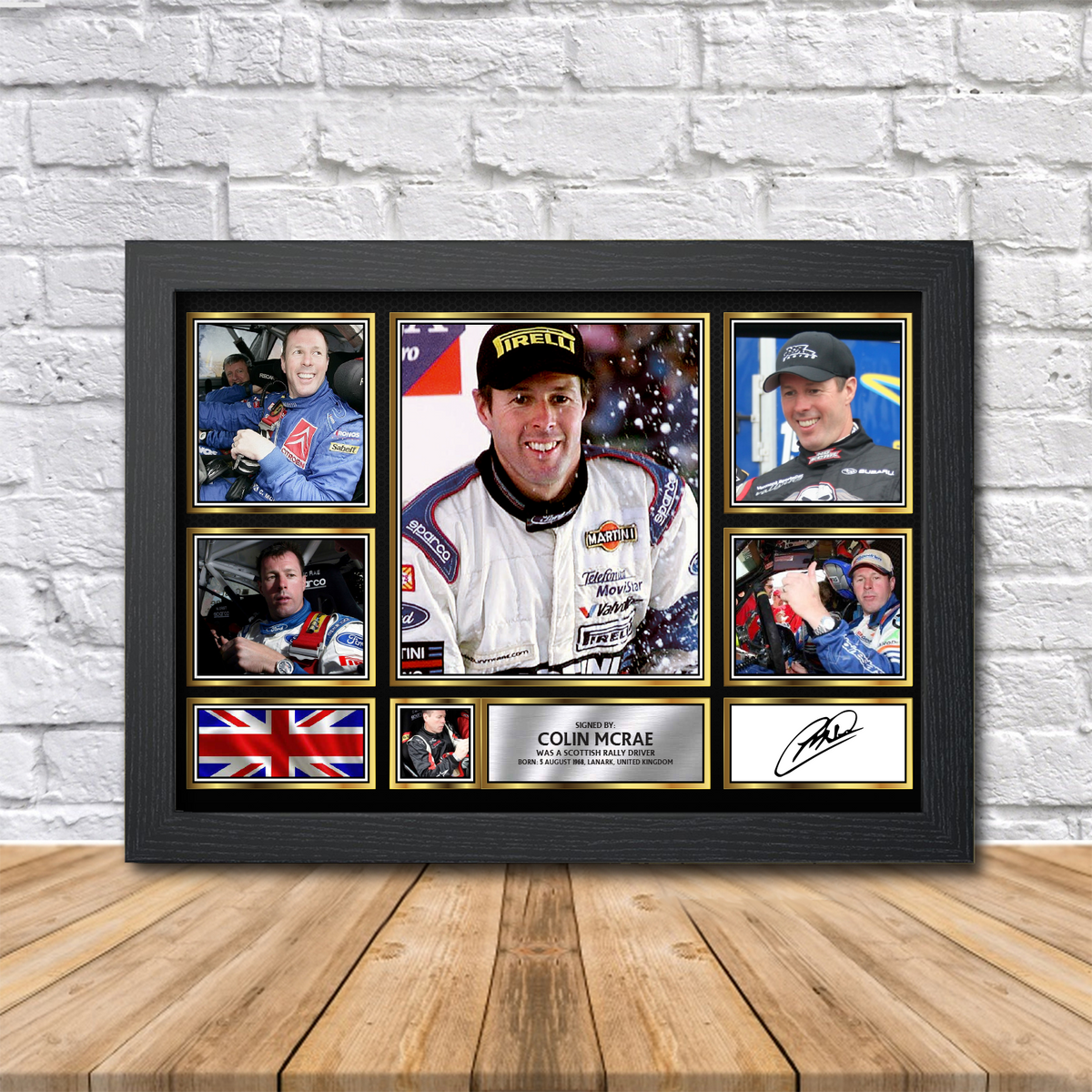 Colin Mcrae Printed Signature Print