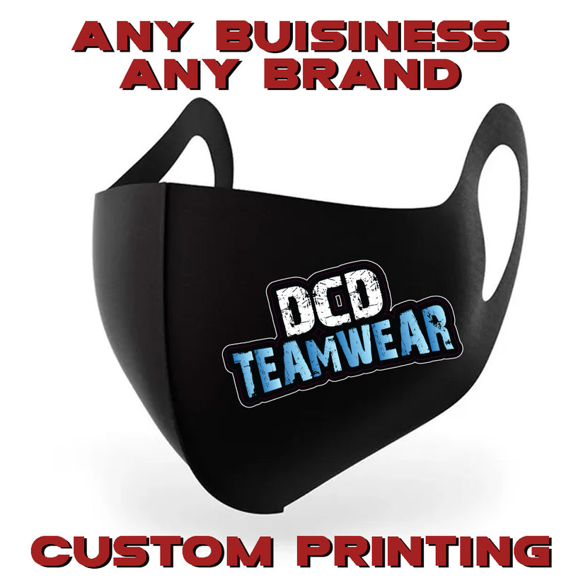 Custom Printed YOUR BUSINESS LOGO Face Covering
