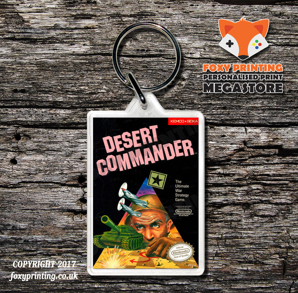 DEMON SWORD Retro NES Game Cover Art Gaming Keyring