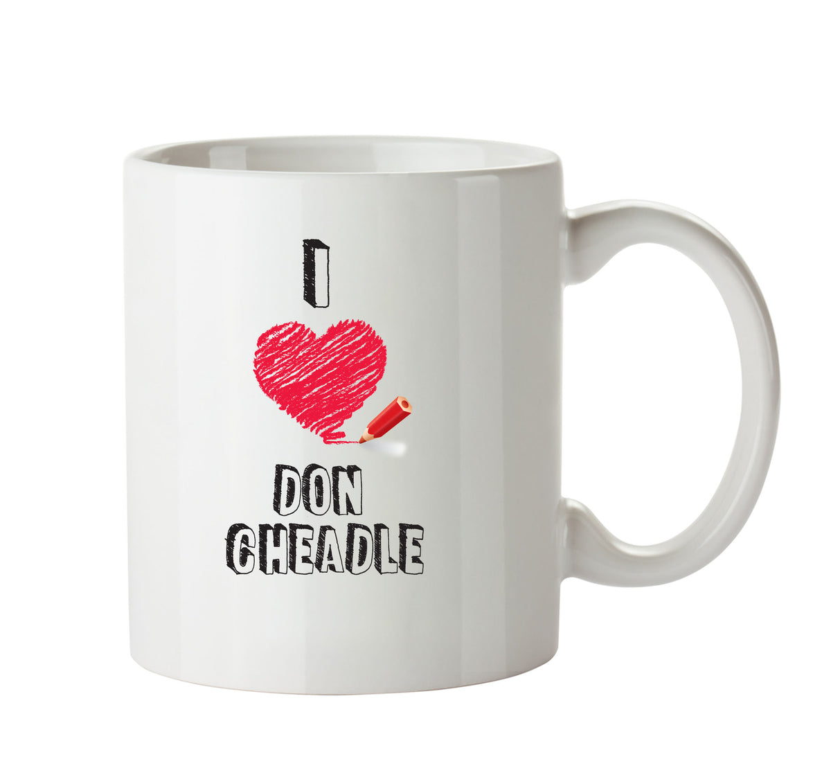 I Love Don Cheadle Celebrity Mug Office Mug – printed mug product image 1