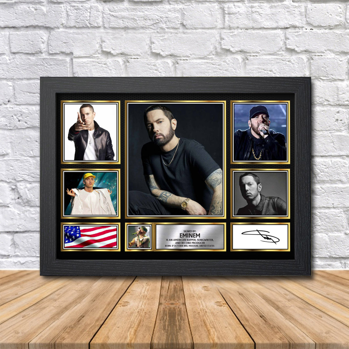 Eminem Printed Signature Print