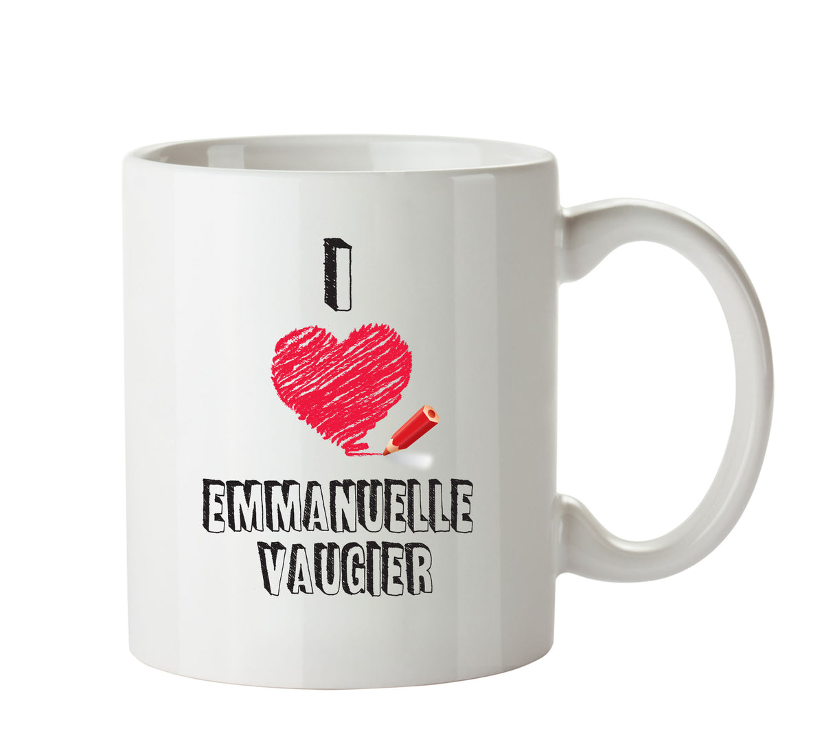I Love Emmanuelle Vaugier - I Love Celebrity Mug - Novelty Gift Printed Tea Coffee Ceramic Mug – I Love Emmanuelle Vaugier - I Love Celebrity Mug - Novelty Gift Printed Tea