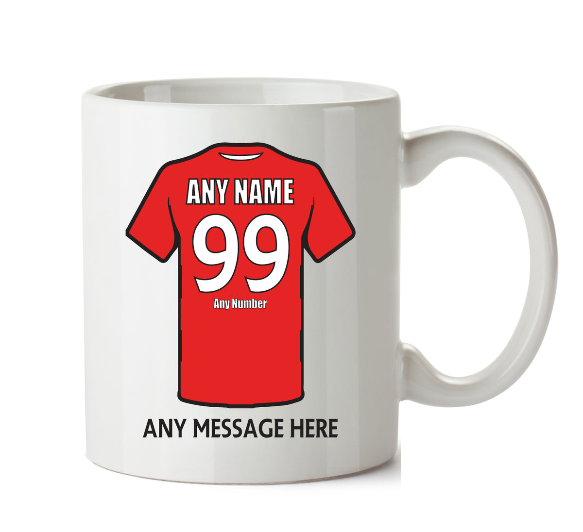 FC United Of Manchester INSPIRED Football Team Mug Personalised Mug – printed mug product image 1