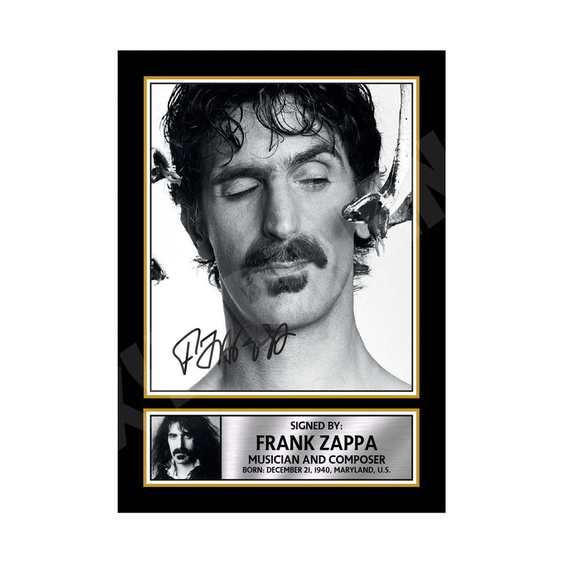 FRANK ZAPPA (1) Limited Edition Music Signed Print