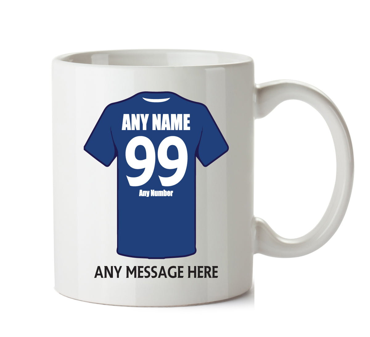 Falkirk Football Team Mug Personalised Birthday Age And Name – printed mug product image 1