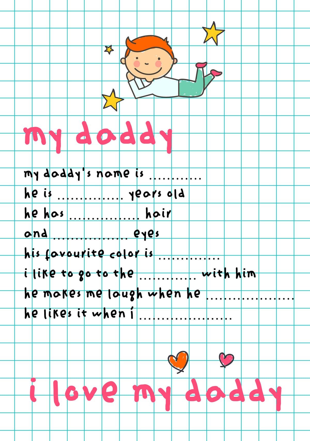 Father's Day Card 84 i love my daddy