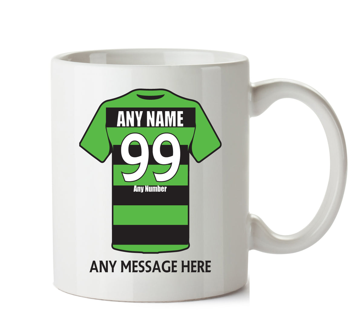 Forest Green Rovers INSPIRED Football Team Mug Personalised Mug – printed mug product image 1
