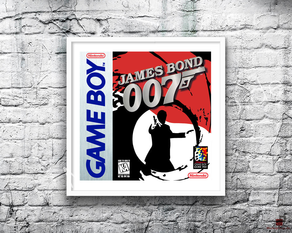 James Bond 007 Game Style Inspired Retro Gaming Poster A2 A3 Or A4 β James Bond 007 Game Style Inspired Retro Gaming Poster