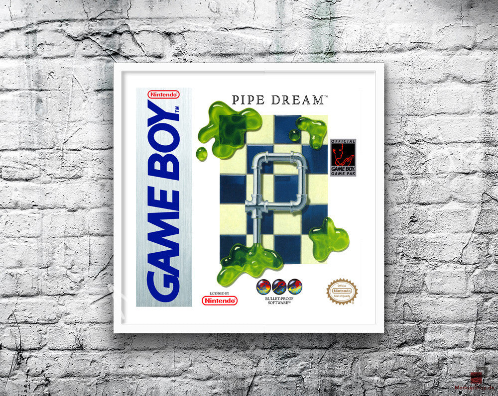 Pipe Dream Game Style Inspired Retro Gaming Poster A2 A3 Or A4 – Pipe Dream Game Style Inspired Retro Gaming Poster
