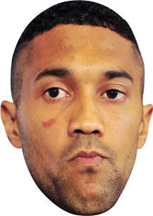 Gael Clichy Face Mask – Fancy Dress Cardboard Costume Mask